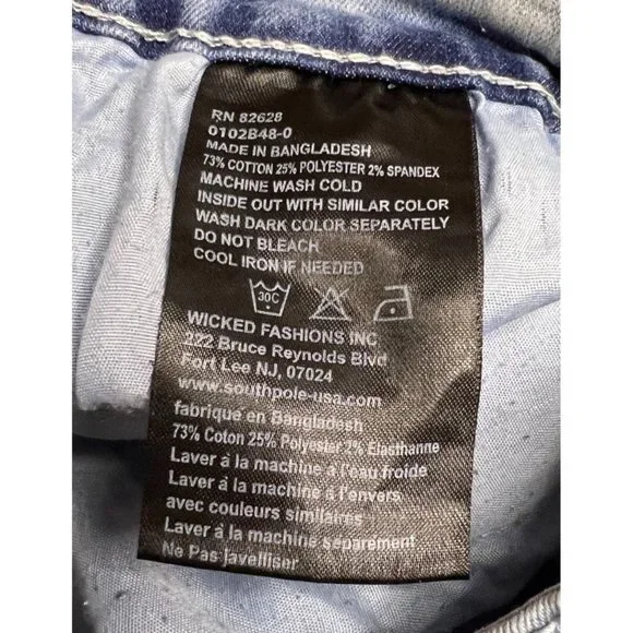 Men's SOUTHPOLE Jeans Size 34/30 - Picture 5 of 5